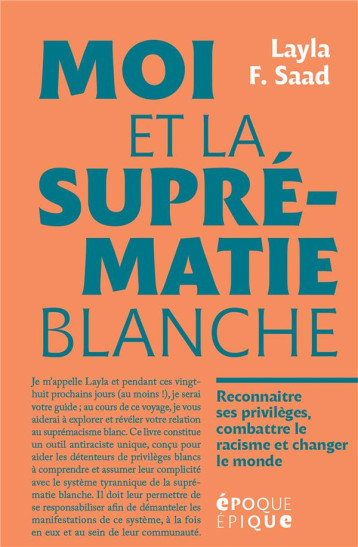 MOI ET LA SUPREMATIE BLANCHE - F.SAAD LAYLA - MARABOUT