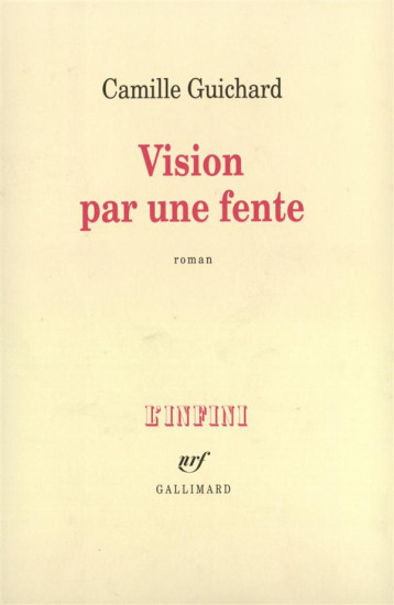 VISION PAR UNE FENTE - GUICHARD - GALLIMARD