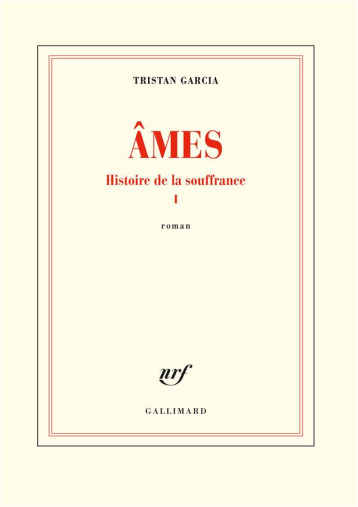 HISTOIRE DE LA SOUFFRANCE - I - AMES - GARCIA TRISTAN - GALLIMARD