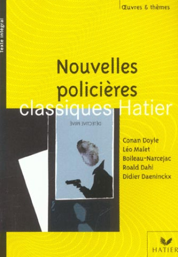 NOUVELLES POLICIERES - FOUQUET DOMINIQUE - HATIER JEUNESSE