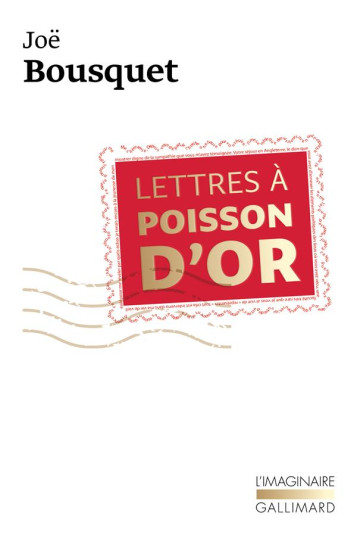 LETTRES A POISSON D'OR - BOUSQUET JOE - GALLIMARD