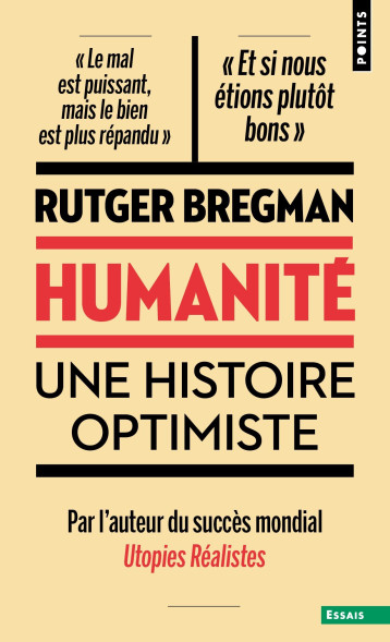 Humanité - Bregman Rutger - POINTS