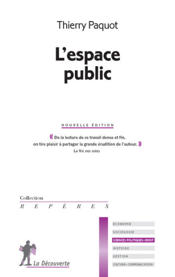 L'espace public - Paquot Thierry - LA DECOUVERTE