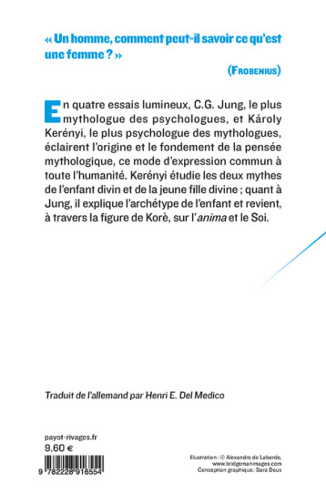 Introduction à l'essence de la mythologie - Kerényi Károly, Jung Carl Gustav, Del medico Henri E. - PAYOT