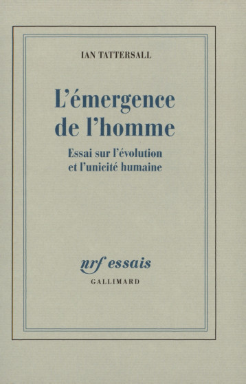 L'émergence de l'homme - Tattersall Ian, Blanc Marcel - GALLIMARD