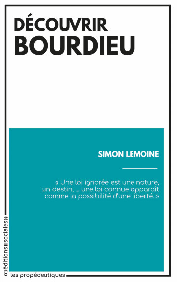 Découvrir Bourdieu (NED 2020) - Lemoine Simon - SOCIALES