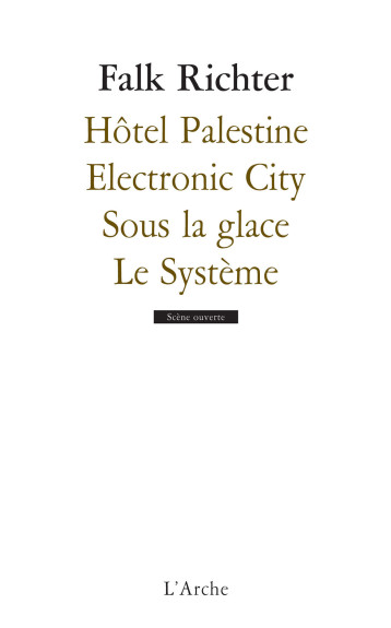 Hôtel Palestine / Electronic city / Sous la glace / Le système - Richter Falk - L ARCHE