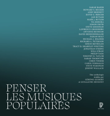 Penser les musiques populaires - Guillaume Heuguet, Guibert Gérôme - PHILHARMONIE