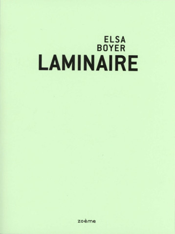 Laminaire -   BOYER, Elsa,  BOYER, Elsa - ZOEME