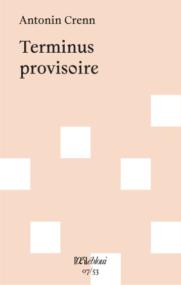 Terminus provisoire - Antonin Crenn - L OEIL EBLOUI