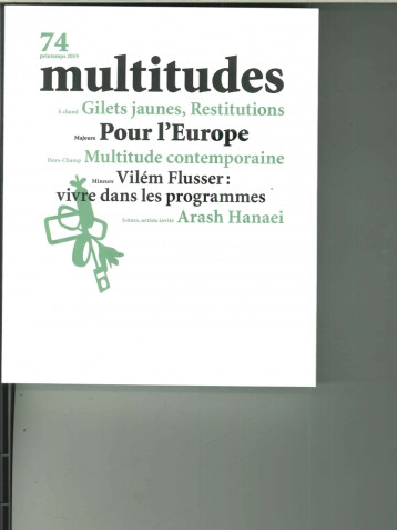 MULTITUDES N 74 PRINTEMPS 2019 - COLLECTIF - MULTITUDES REV