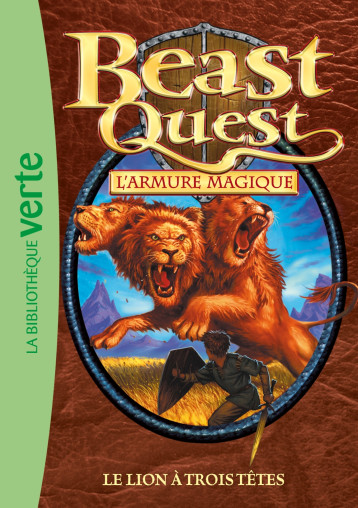 BEAST QUEST 14 - LE LION A TROIS TETES - BLADE ADAM - HACHETTE JEUN.