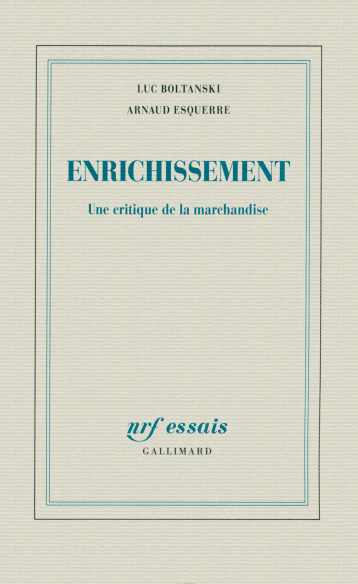 ENRICHISSEMENT - ESQUERRE ARNAUD - GALLIMARD