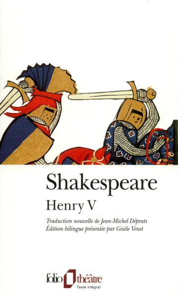 LA VIE DU ROI HENRY V - SHAKESPEARE WILLIAM - FOLIO