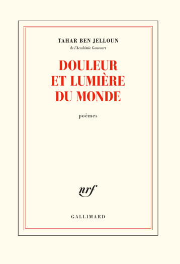 POEMES (TP) - BEN JELLOUN TAHAR - GALLIMARD