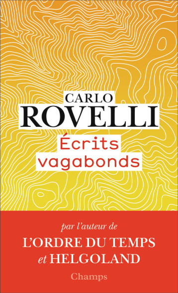 ECRITS VAGABONDS - CARLO ROVELLI - FLAMMARION