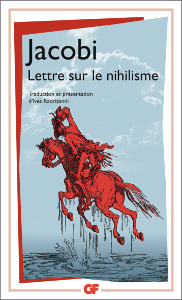 LETTRES SUR LE NIHILISME - JACOBI F H. - FLAMMARION