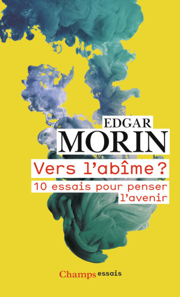 VERS L'ABIME ? - EDGAR MORIN - FLAMMARION