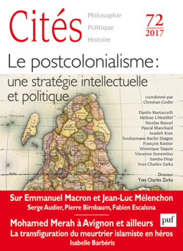 CITES 2017, N  72. LE POST-COLONIALISME - COLLECTIF - PUF