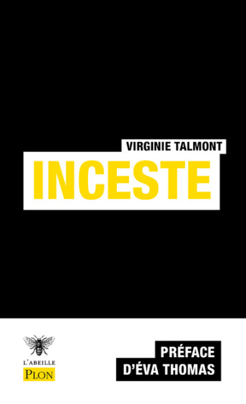 INCESTE - TALMONT VIRGINIE - PLON