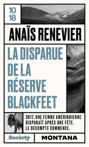 LA DISPARUE DE LA RESERVE BLACKFEET - RENEVIER ANAIS - 10 X 18