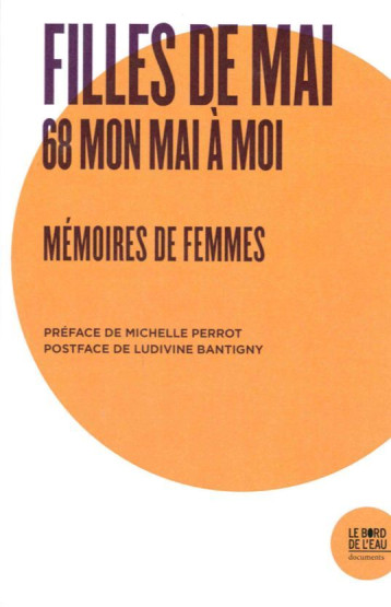 FILLES DE MAI - BAUER MONIQUE - BORD DE L EAU