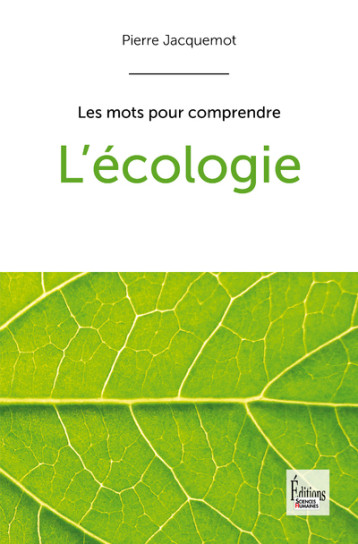 L'ECOLOGIE - JACQUEMOT PIERRE - SCIENCES HUMAIN