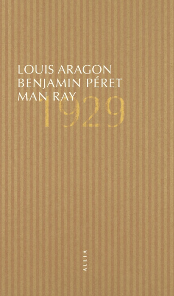 1929 - Louis Aragon - ALLIA