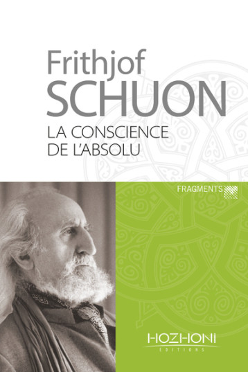 La conscience de l'absolu - Frithjof Schuon - HOZHONI