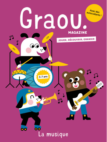 Magazine Graou n° 40 La musique - Fév/mars 2024 - Eva Offredo - MAISON GEORGES