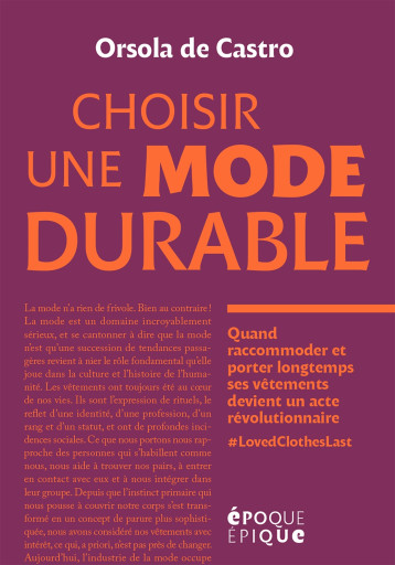 Choisir une mode durable - Orsola de Castro - HACHETTE FICTIO