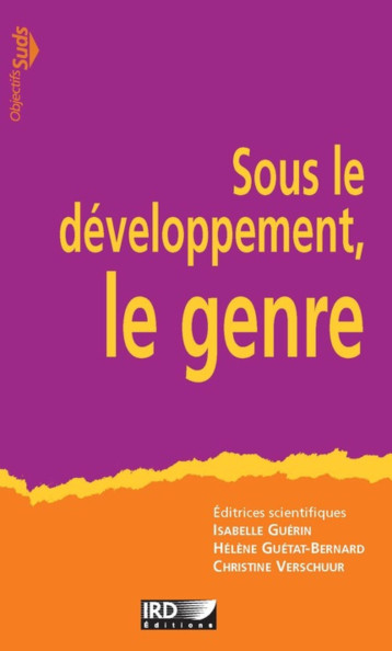 Sous le développement, le genre - Hélène Guétat-Bernard - IRD