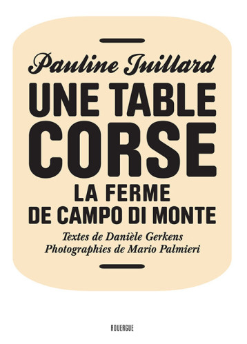 Une table corse - Danièle Gerkens - ROUERGUE