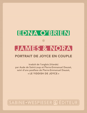 James & Nora - Edna O'Brien - SABINE WESPIESE