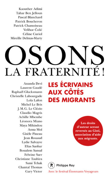 Osons la fraternité -  Collectif - REY