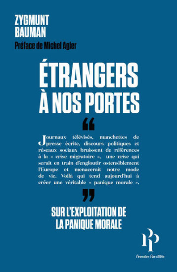 Étrangers à nos portes - Zygmunt Bauman - 1ER PARALLELE