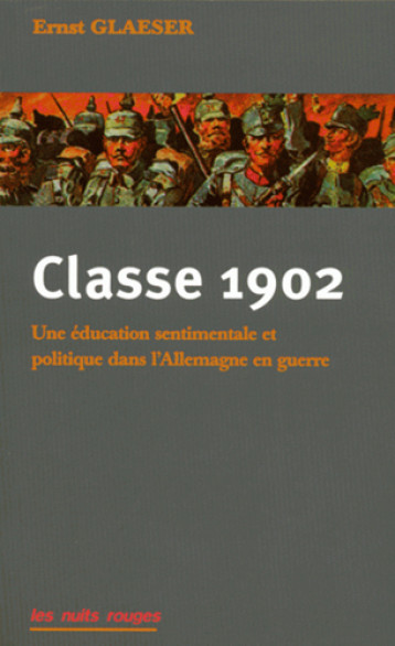 Classe 1902 - Ernst Glaeser - NUITS ROUGES