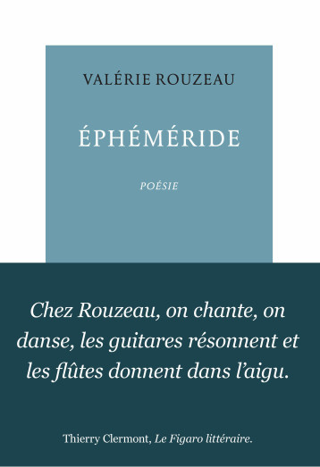 Éphéméride - Valérie Rouzeau - TABLE RONDE