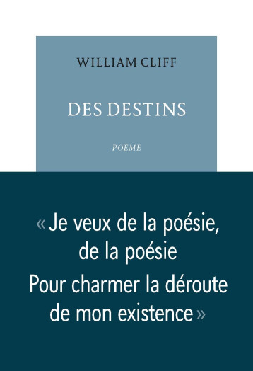 Des destins - William Cliff - TABLE RONDE