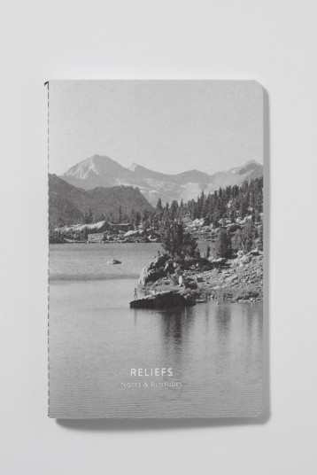 Carnet - Rac Lake - Notes et Altitudes - Ansel ADAMS - RELIEFS