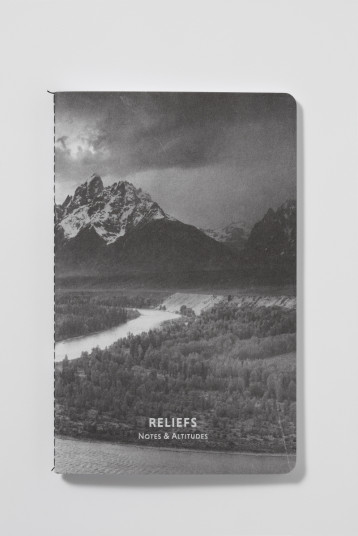 Carnet - The Tetons - Notes et Altitudes - Ansel ADAMS - RELIEFS