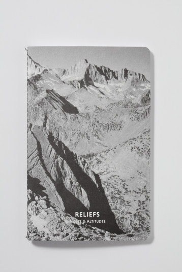 Carnet - Mt. Brewer - Notes et Altitudes - Ansel ADAMS - RELIEFS